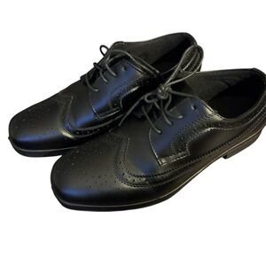 Deer Stags Black Oxford Shoes